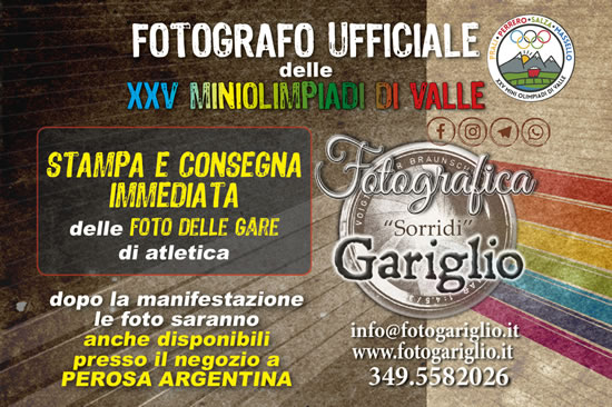 Fotografo ufficiale delle Mini Olimpiadi 2026